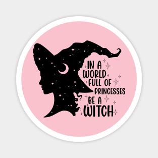 Feminist Witchy Grandaughter of Witches Halloween Magnet